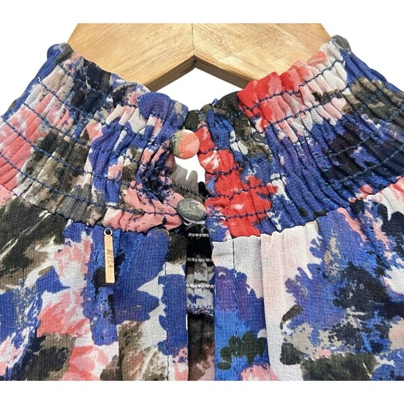 MISA X REVOLVE Los Angeles Savanna Dress in Tie Dye Floral asymmetrical Size S - Picture 9 of 14